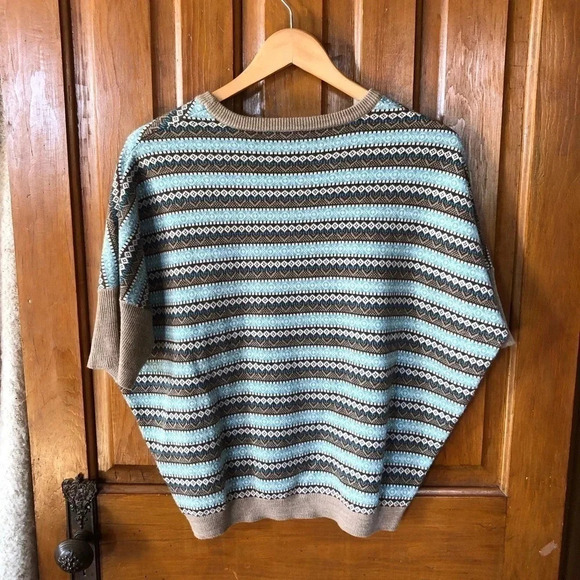Striped  Slouchy Sweater - Picture 3 of 12